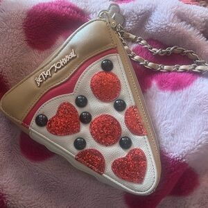 Betsey Johnson Pizza Clutch